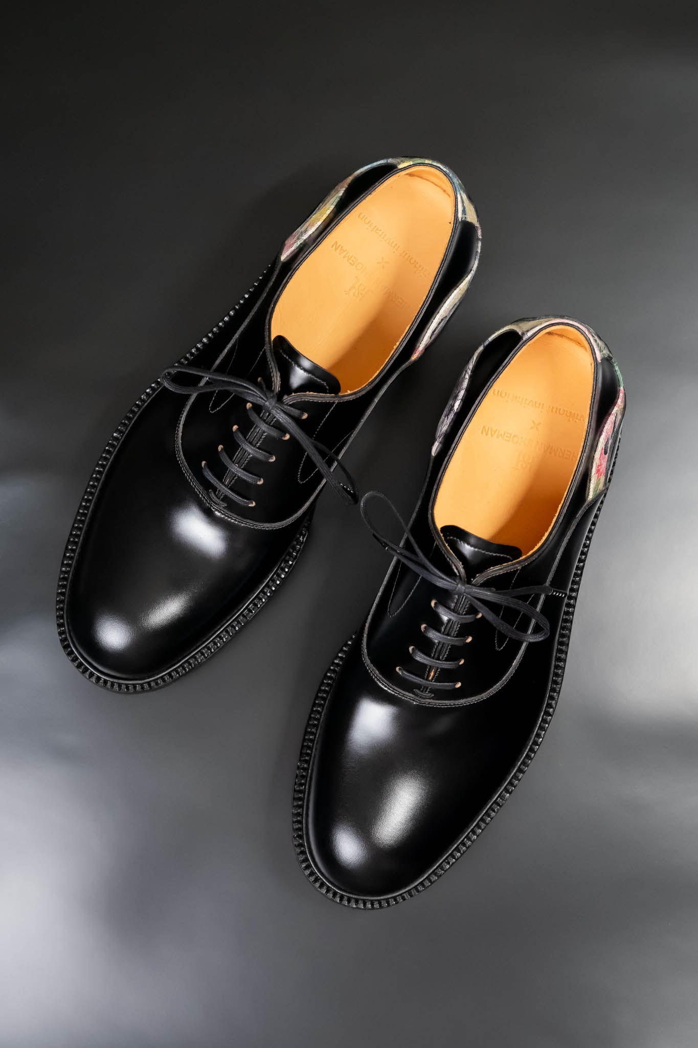 Herman Shoeman x Without Invitation Black Oxford